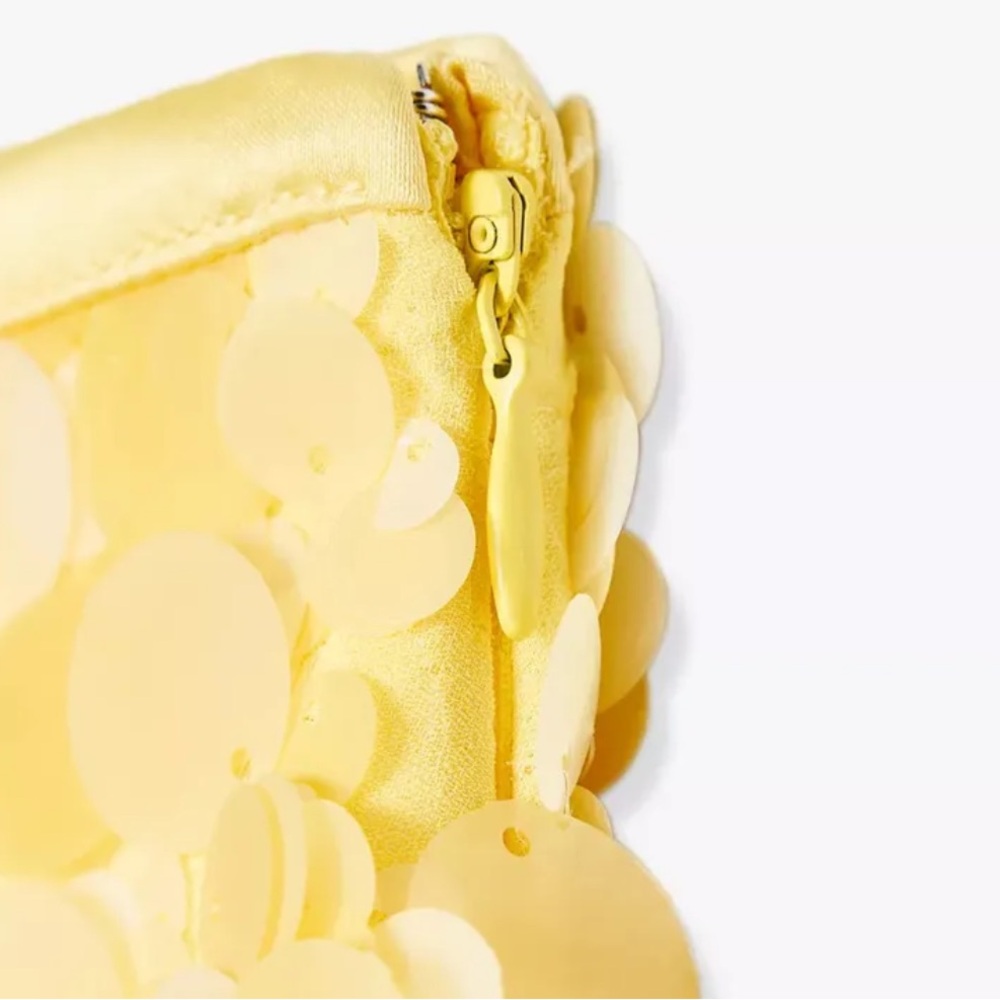 Yellow Zara sequin miniskirt - Picture 3 of 5